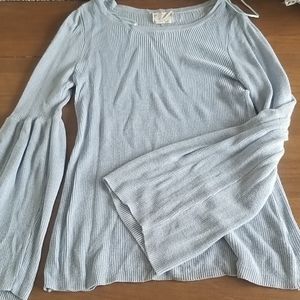 Bell sleeve sweater
